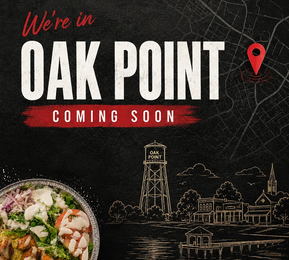Gyro Rice and Spice in Oak Point, TX. Coming soon.